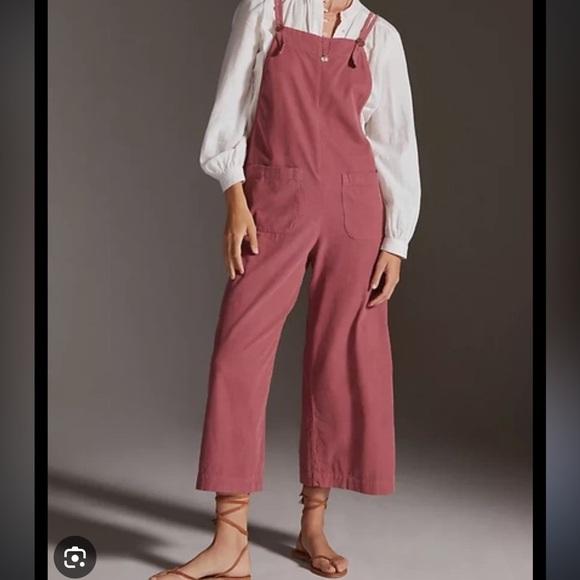 Velvet by Graham & Spencer Pants - Velvet By Graham And Spencer For Anthropologie Emmie Rose Pink Overalls Size XS